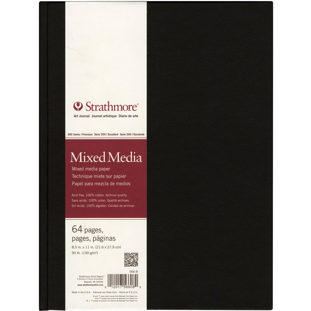 Recommended art journal sketching supplies: Strathmore mixed media sketchbook